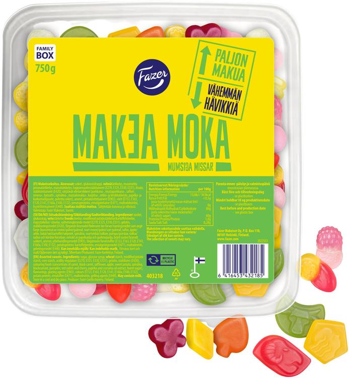 Fazer Makea Moka karkkirasia 750g
