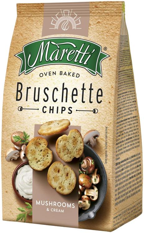 Maretti bruschetta-krõpsud seente ja koorega 70g