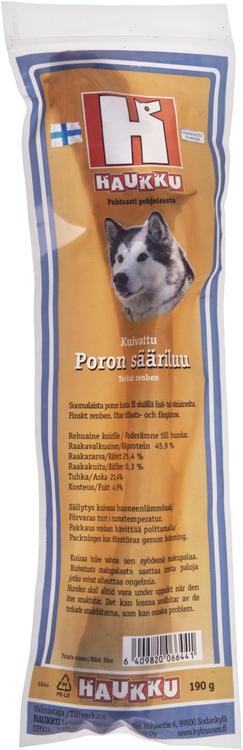 Haukku 190g Kuivattu Poron sääriluu