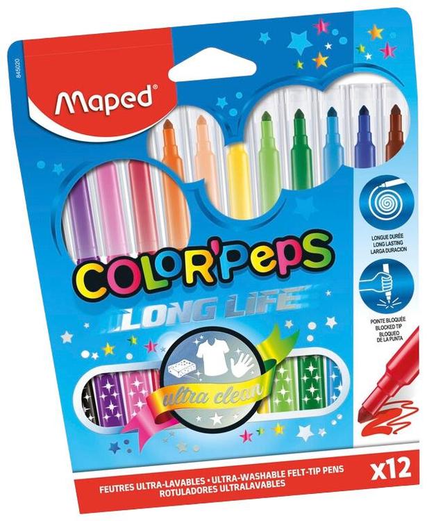 Viltpliiats colorpeps long life 12tk
