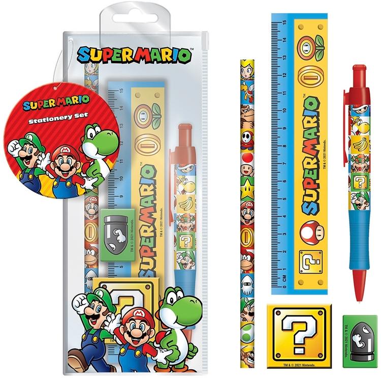 Super Mario 5-osainen kirjoitussetti