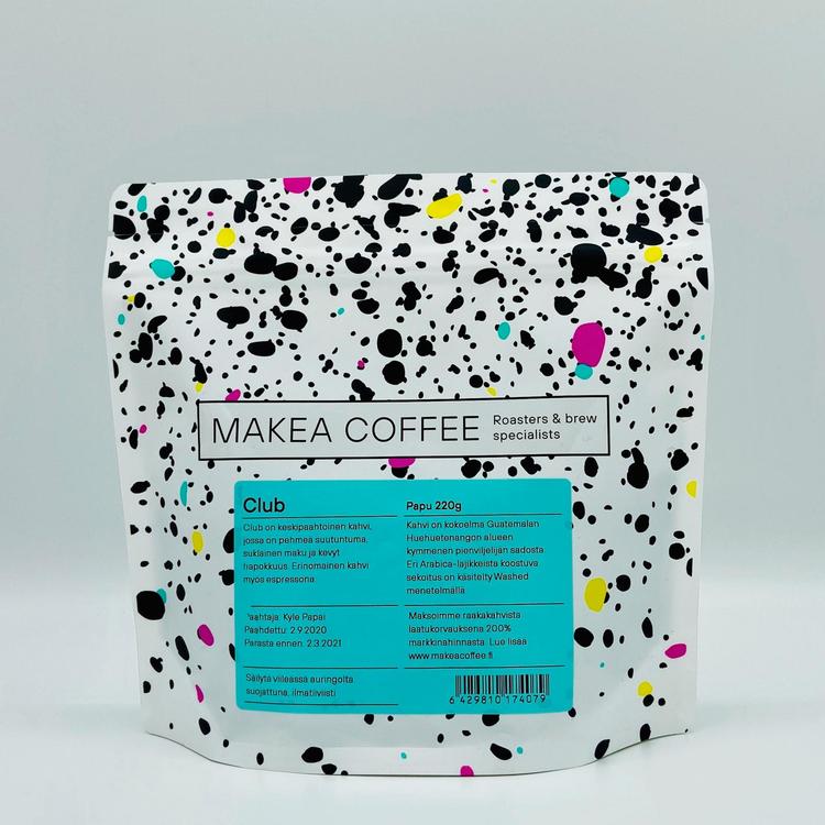 Makea Coffee 220g Club kahvipapu keskipaahto