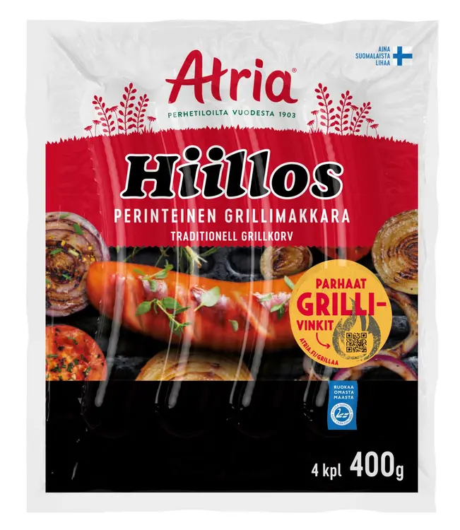 Atria Hiillos Grillimakkara 400g