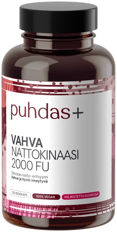 Puhdas+ Vahva Nattokinaasi 2000 FU 120 kaps