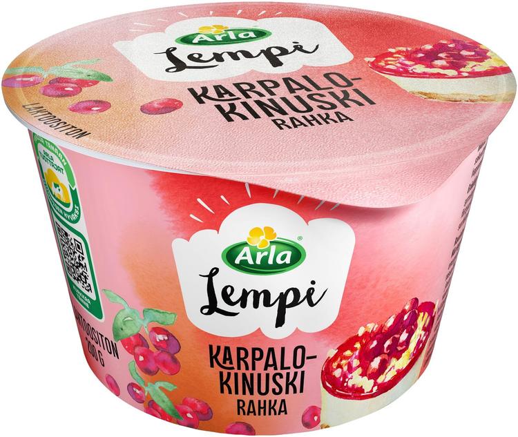 Arla Lempi Karpalo-kinuski rahka 200g laktoositon