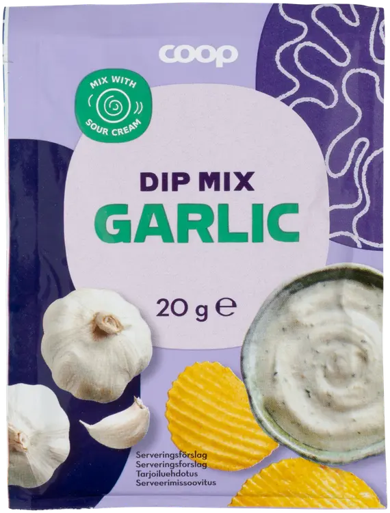 Coop Dip Mix mausteseos valkosipuli 20 g
