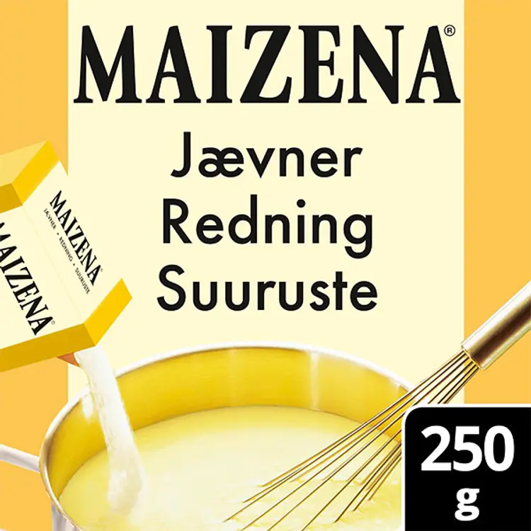 Maizena Vaalea Suuruste 100 % luonnollisia ainesosia 250 g