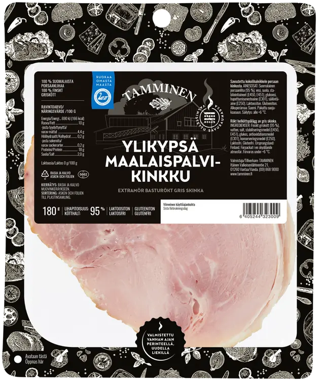 Tamminen ylikypsä maalaispalvikinkku 180g
