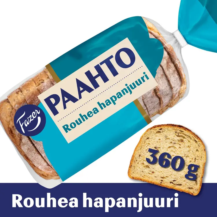 Fazer Paahto Rouhea hapanjuuri 360g, paahtoleipä
