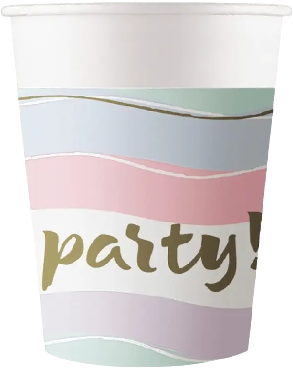 FSC Paper Cup 200ml Elegant Party 8 kpl