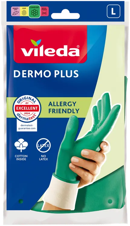 Vileda Dermo Plus L nitriilitalouskäsine 1 pari