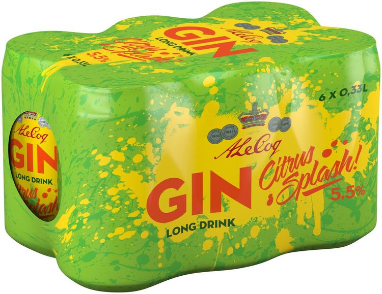 6xA. Le Coq GIN Citrus Splash Long Drink 5,5 % 0,33 l tlk