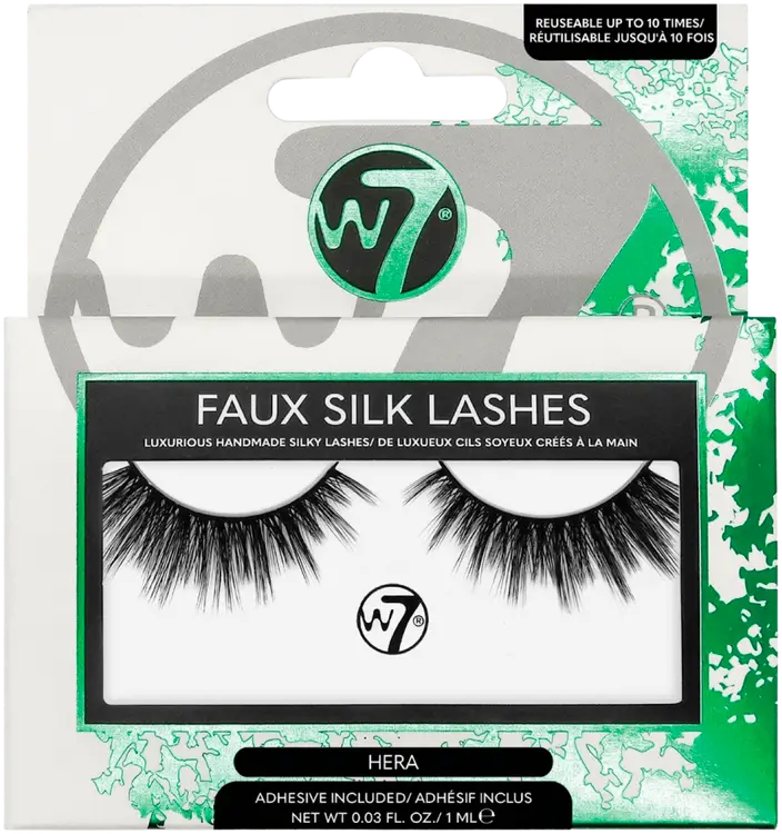 W7 Irtoripset ja liima Silk Hera
