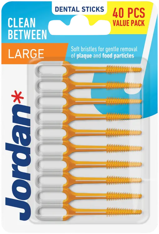 Jordan Clean Between Large hammastikku 40kpl
