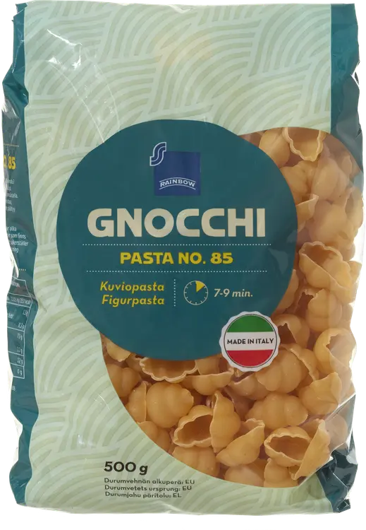 Rainbow 500g Gnocchi kuviopasta