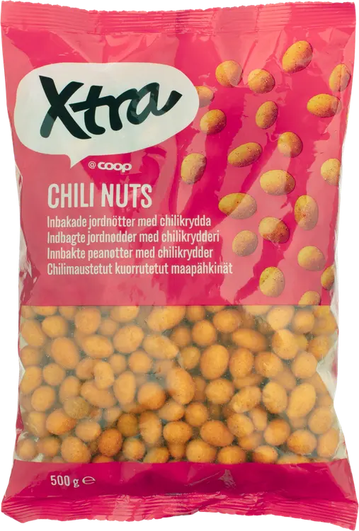 Xtra chilipähkinät 500 g