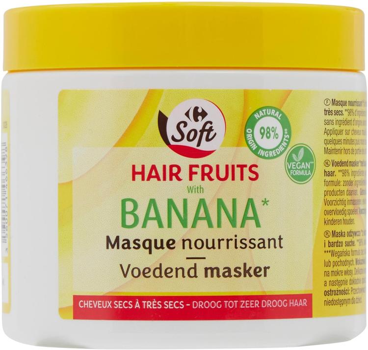 Carrefour Soft hiusnaamio Banana 400 ml