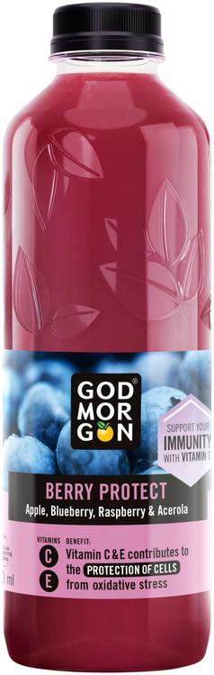 God Morgon Berry Protect täysmehu C&E-vitamiinit 850 ml