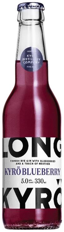 Kyrö Long Drink Blueberry, 330ml, 5,0% Alc. Vol. Pullo