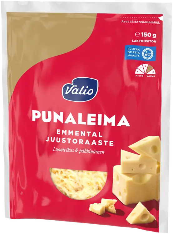 Valio Emmental Punaleima e150 g juustoraaste