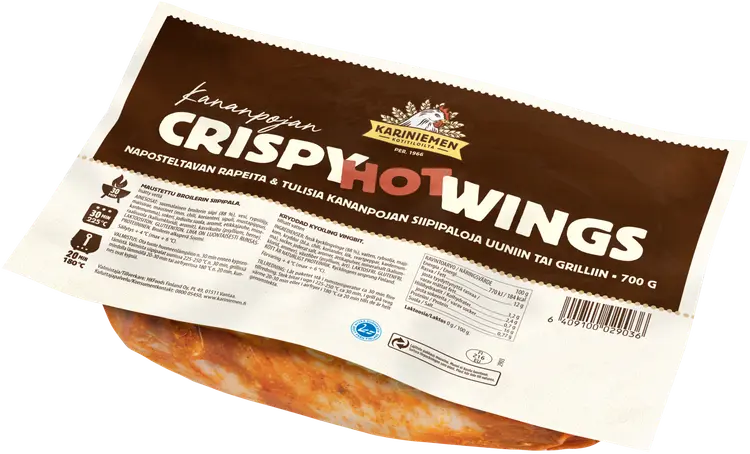 Kariniemen Kananpojan Crispy hot wings 700 g