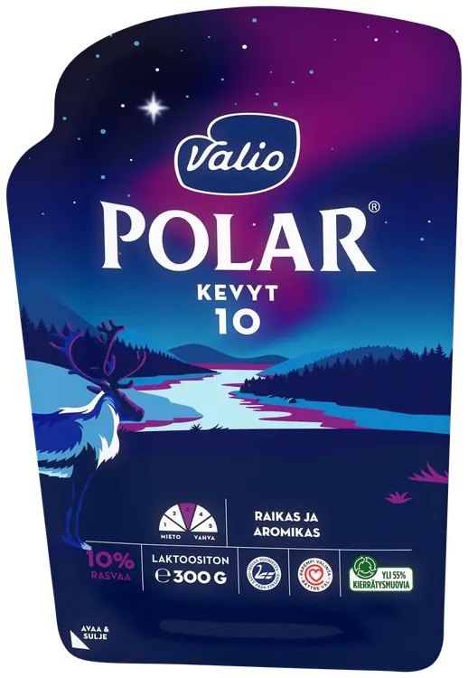 Valio Polar® Kevyt 10 % e300 g viipale