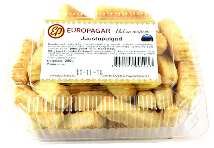 Küpsis juustupulk, 250 g