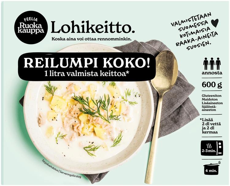 Feelia Ruokakauppa Lohikeitto 600 g