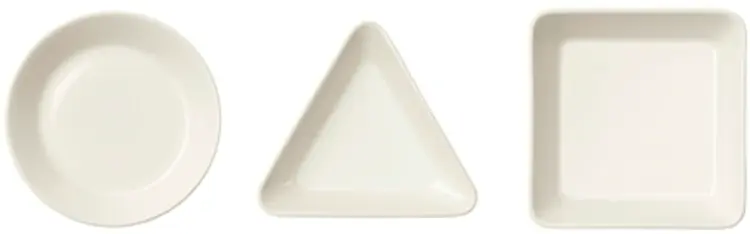 Iittala Mini tarjoilusetti Teema 3-osainen valkoinen