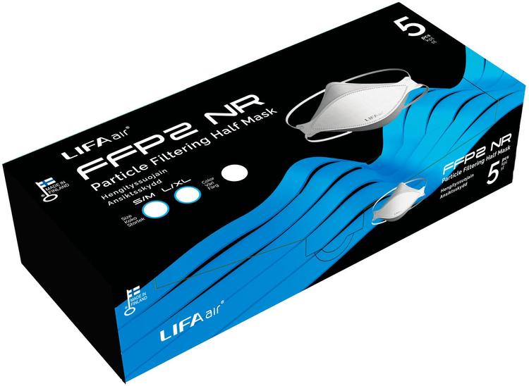 Lifa Air hengityssuojain FFP2 kotimainen 5 kpl