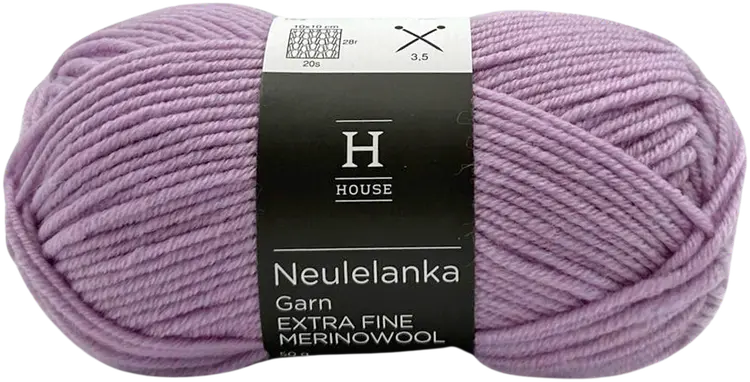 House neulelanka merinovilla 311120 50 g Light Lilac 12119