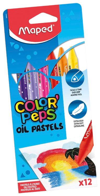 Õlipastell colorpeps 12tk
