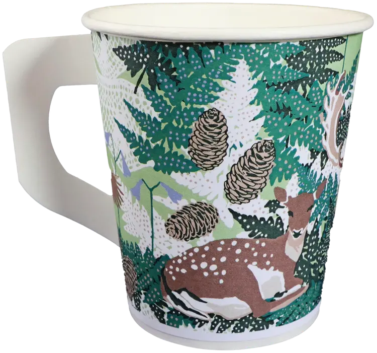 Huhtamaki kartonkinen kahvikuppi 50x175ml Metsänkätkö