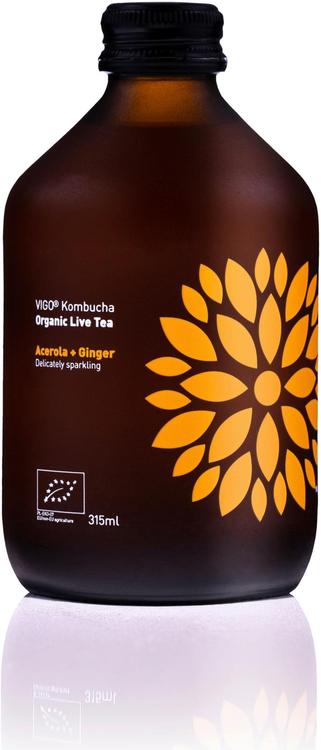 Vigo kombucha acerola kirss+ingver 315 ml