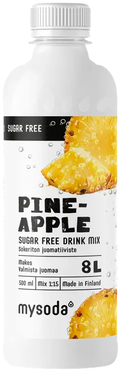 Mysoda Ananas Sokeriton Virvoitusjuomatiiviste 500ml