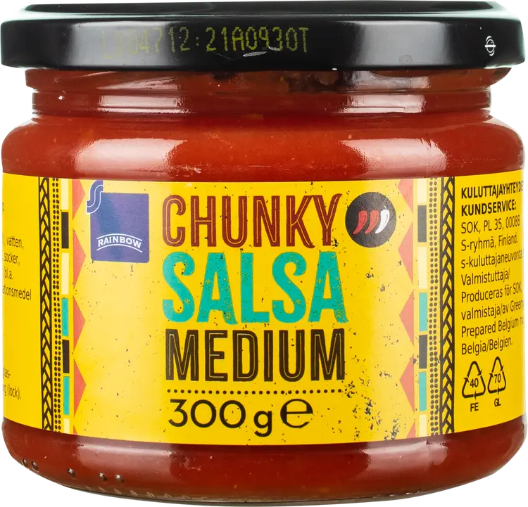 Rainbow 300g salsakastike medium