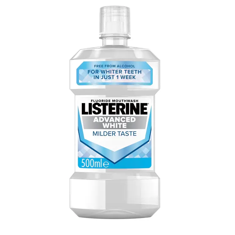 Listerine Advanced White Milder Taste suuvesi 500ml