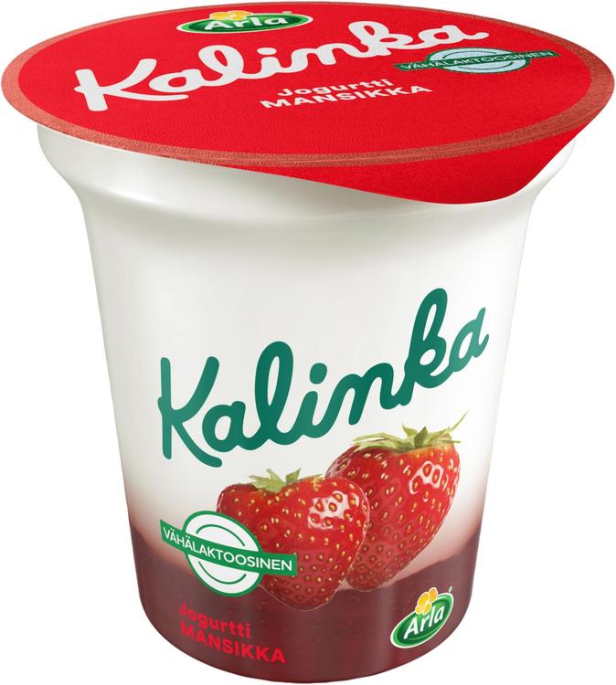 Arla Kalinka Mansikkakerrosjogurtti 150 g vähälaktoosinen