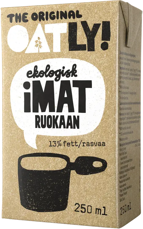 Oatly iMat Ruokaan Luomu 13% 2,5DL