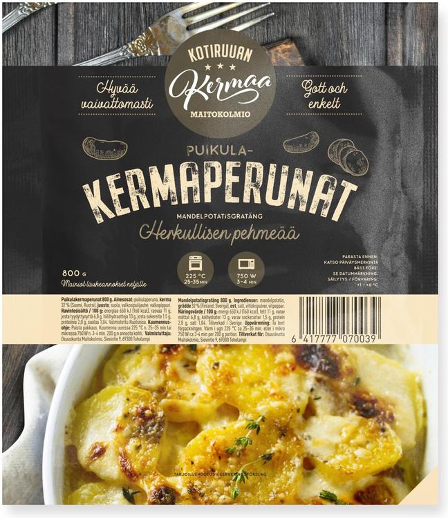 Maitokolmio Kotiruuan Kermaa puikulakermaperunat 800g