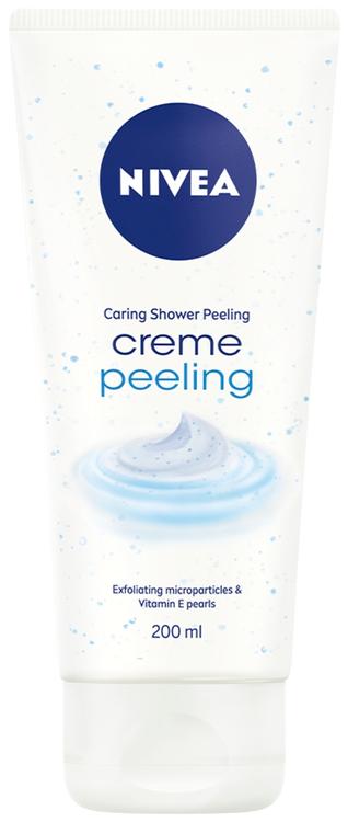 NIVEA 200ml Creme Peeling Shower & Scrub -kuoriva suihkugeeli