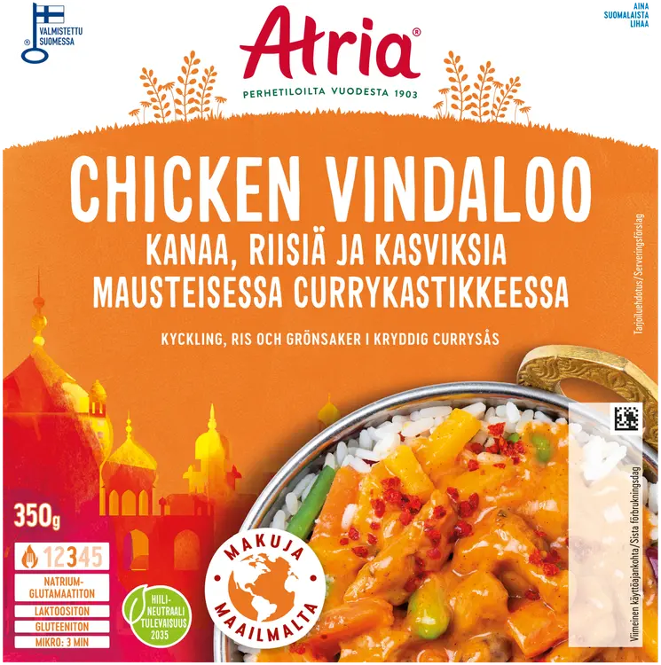Atria Chicken Vindaloo 350g