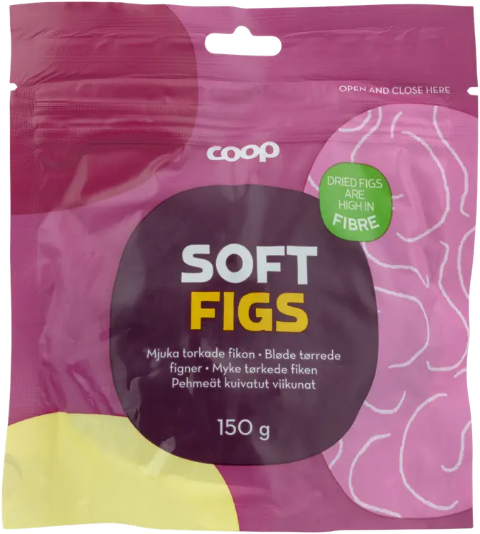 Coop pehmeät kuivatut viikunat 150 g