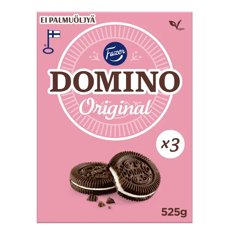 Fazer Domino Original keksi 525g