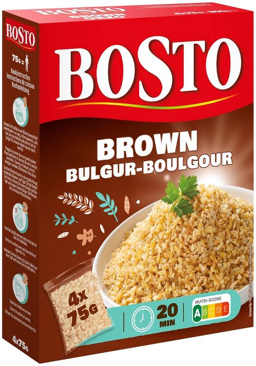 Bosto Pruun bulgur 4x75g