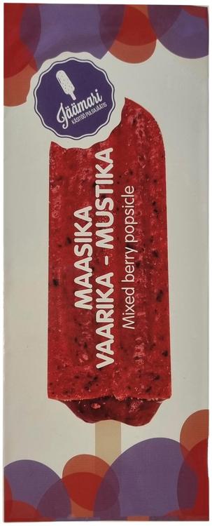 Maasika-vaarika-mustika pulgajäätis 80g