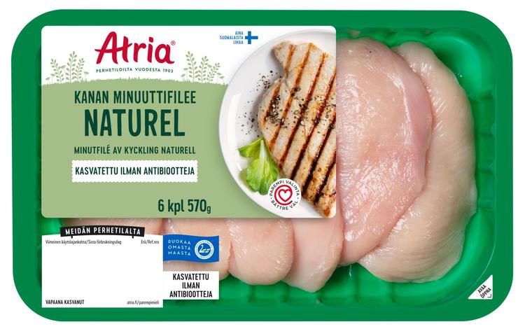 Atria Kanan Minuuttifilee Naturel 570g