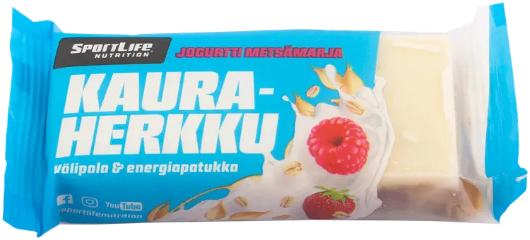 SportLife Nutrition Kauraherkku 70g Jogurtti-metsämarja energiapatukka