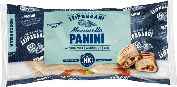 HK Helsingin Kauppiaiden Leipäbaari Panini Mozzarella 200g