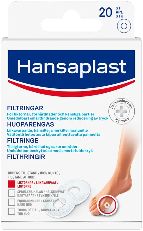 Hansaplast 20kpl Huoparengas pyöreä